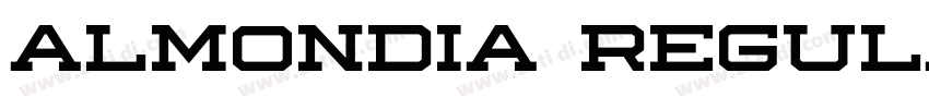 Almondia Regular字体转换